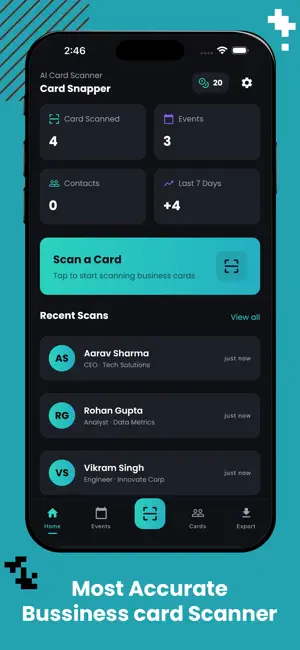 Card Snapper - AI Card Scanner screenshot 2
