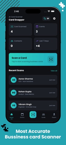 Card Snapper - AI Card Scanner screenshot