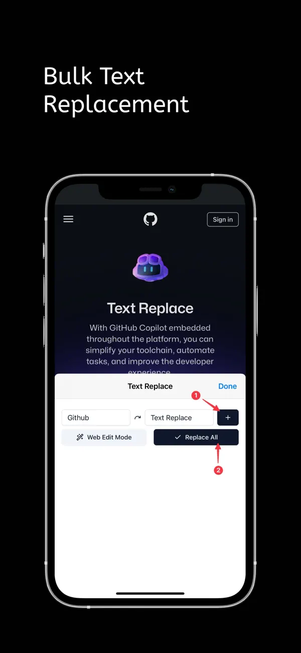 #1. Text Replace (iOS) Podle: 柯铃 靖