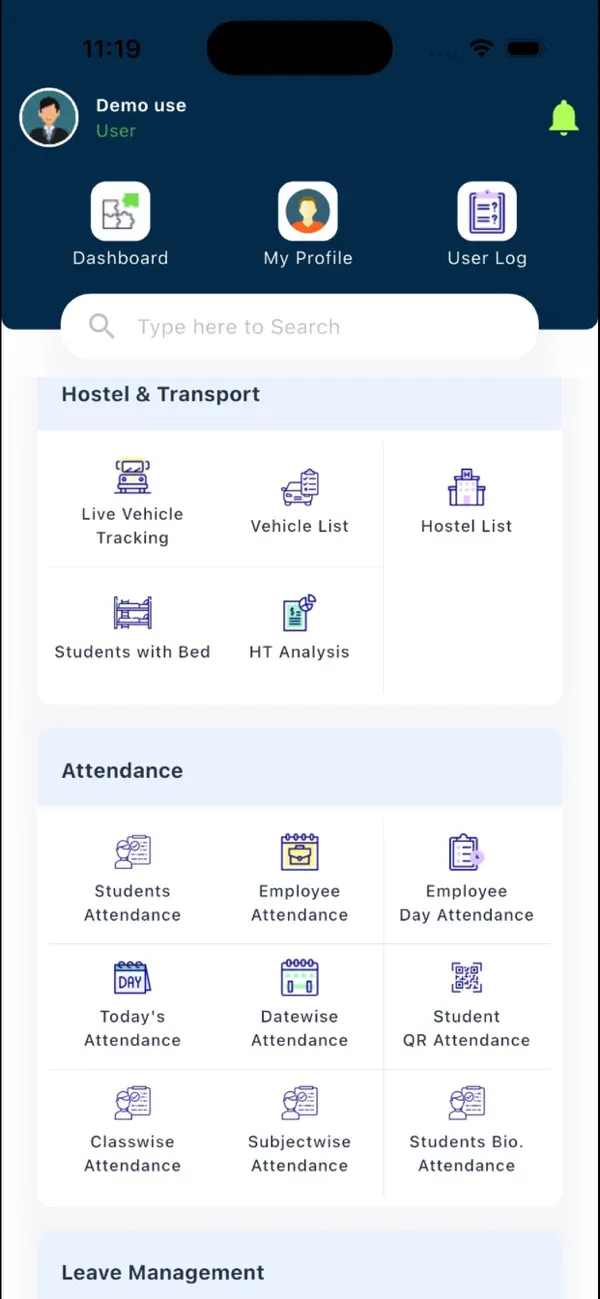 Screenshot #1 pour Holy Angel School