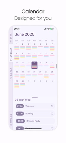 可爱日历待办计划 screenshot