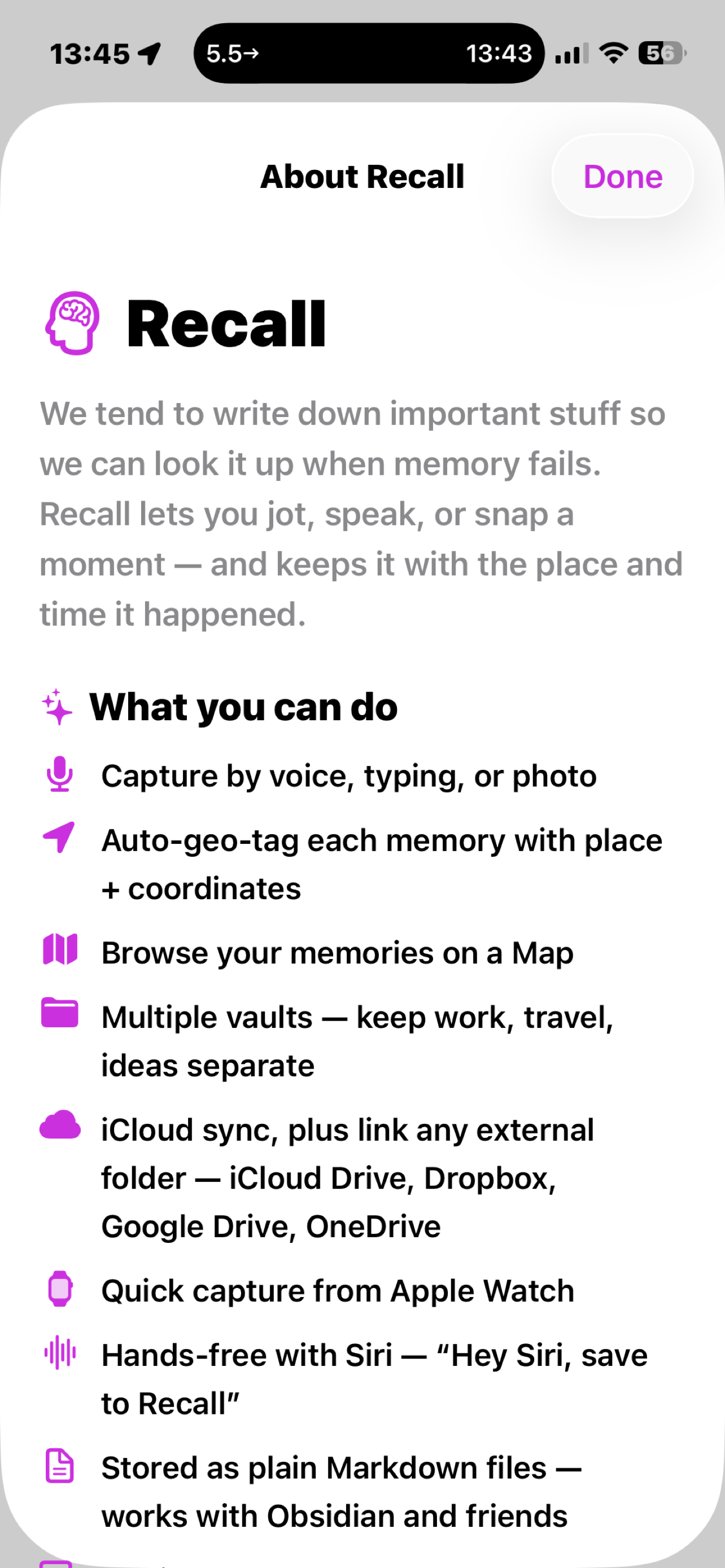 Recall — Memory Keeper screenshot 4