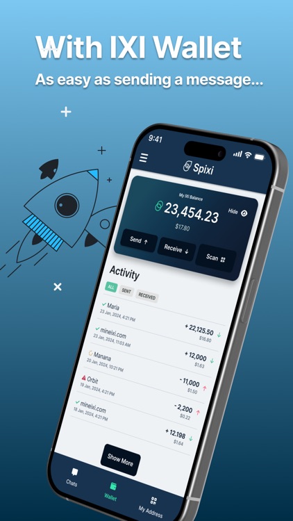 Spixi Private Chat & Wallet screenshot-5