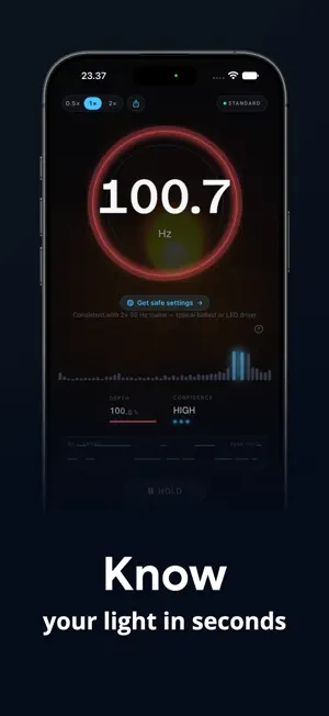 FlickerMeter Pro: Film & Video screenshot 1