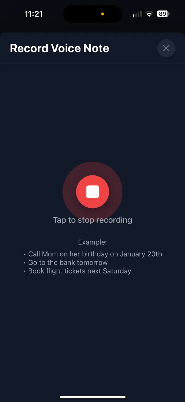 Screenshot #2 pour Voice Task Manager