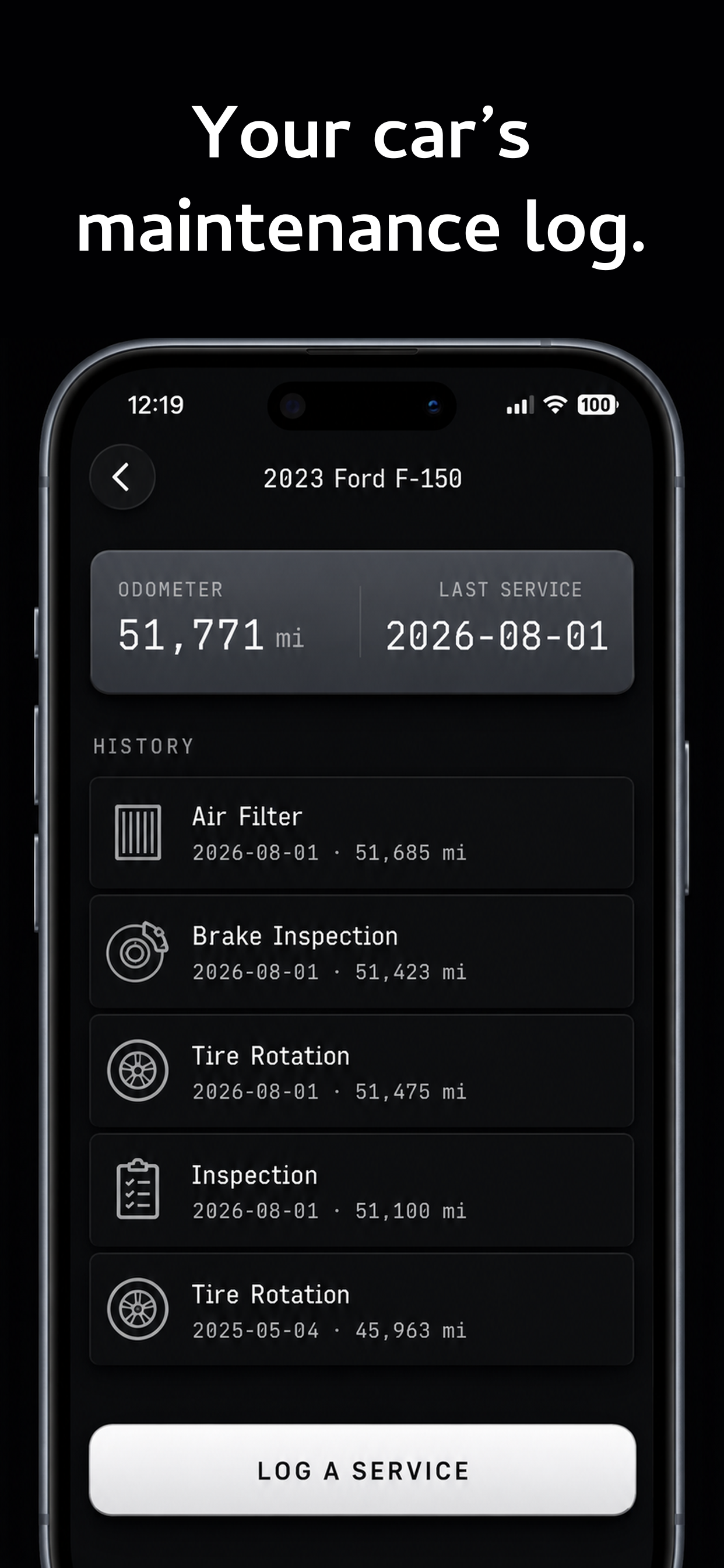 Wrenchy: Car Service Log screenshot 3