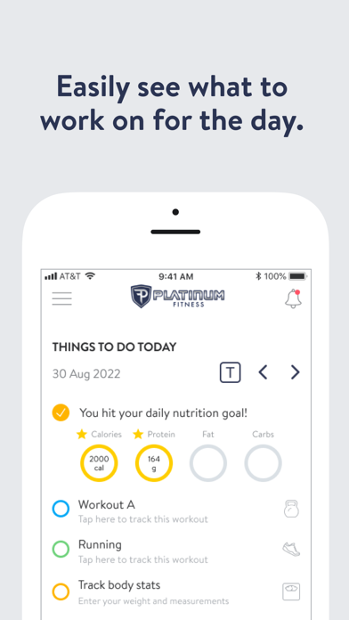 Platinum Fitness Screenshot