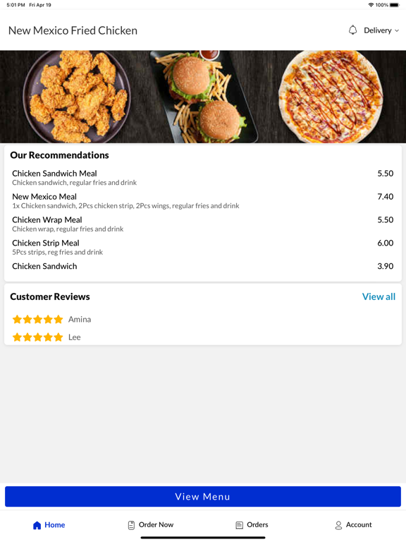 Screenshot #5 pour New Mexico Fried Chicken.