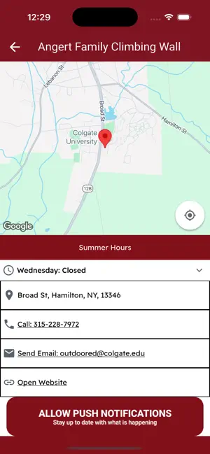 Colgate Athletics & Recreation screenshot 3