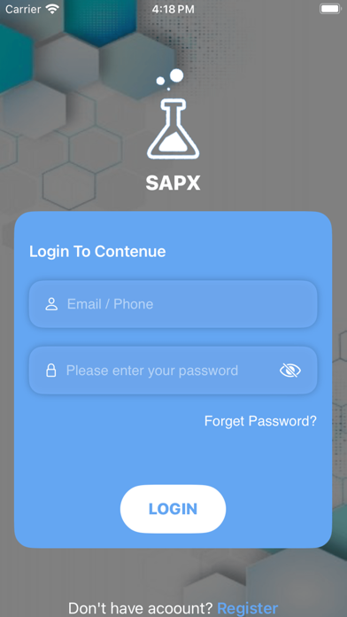 Sapx App Screenshot