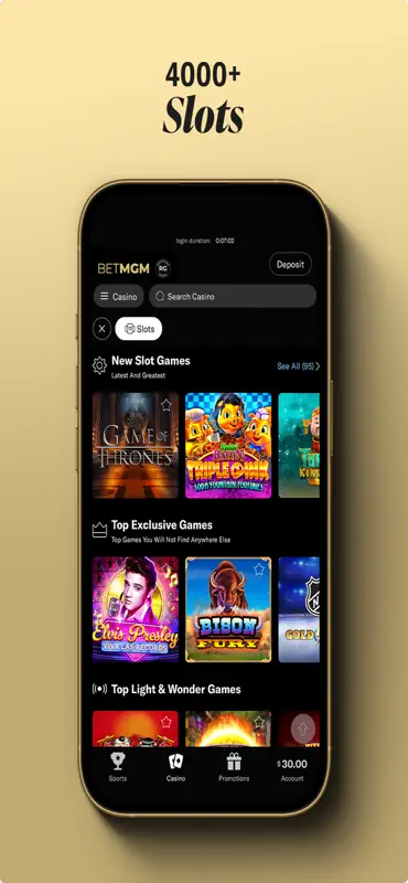 BetMGM Casino - Real Money screenshot 1 of 5