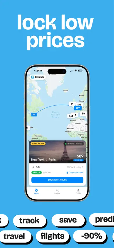 SkyClub - Find Cheap Flights screenshot 2