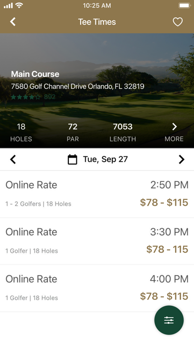 Reserve Vineyards & Golf Club Screenshot