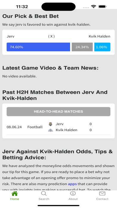 Soccer Predictions Today Screenshot