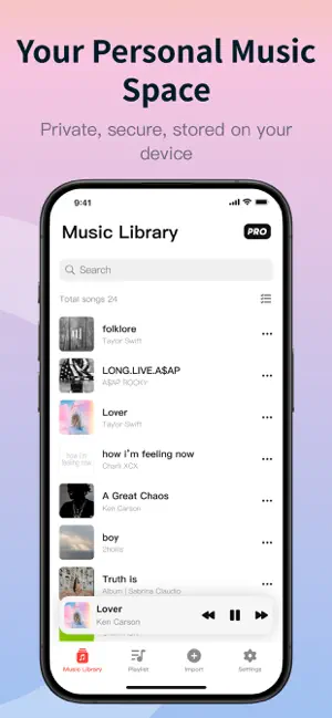 Offline Music-Player & Library screenshot 2