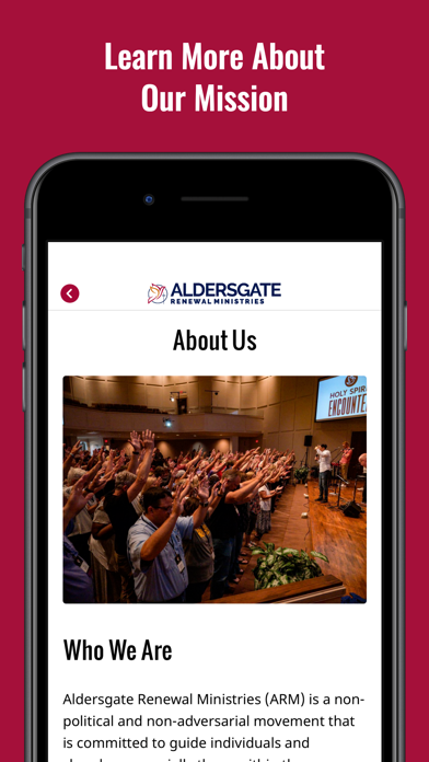 Aldersgate Renewal Ministries Screenshot
