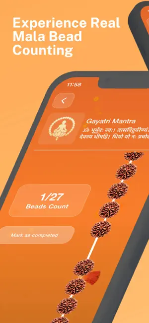 Mantrum : Daily Japa & Mala screenshot 1