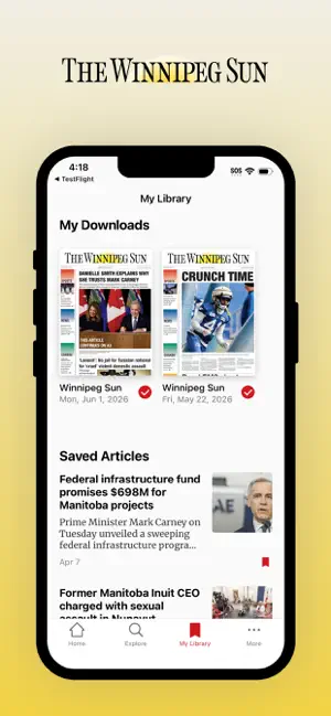 Winnipeg Sun ePaper screenshot 1