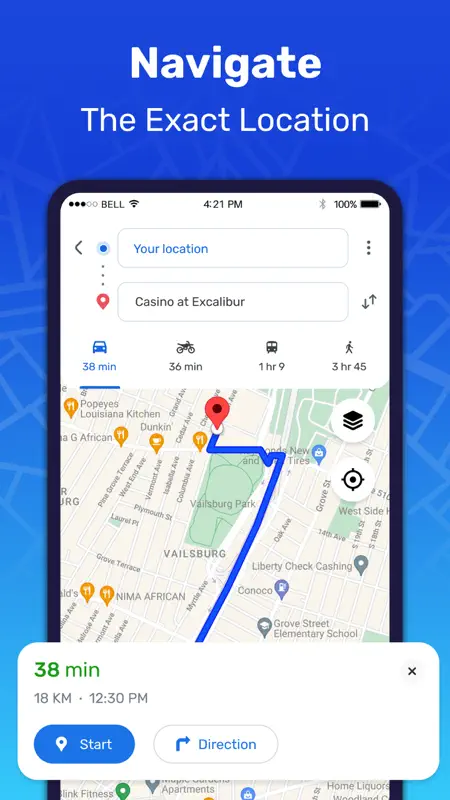 GPS Map Navigation screenshot 2 of 5