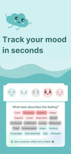 Wisp: Mood Tracker & Self Care screenshot 1