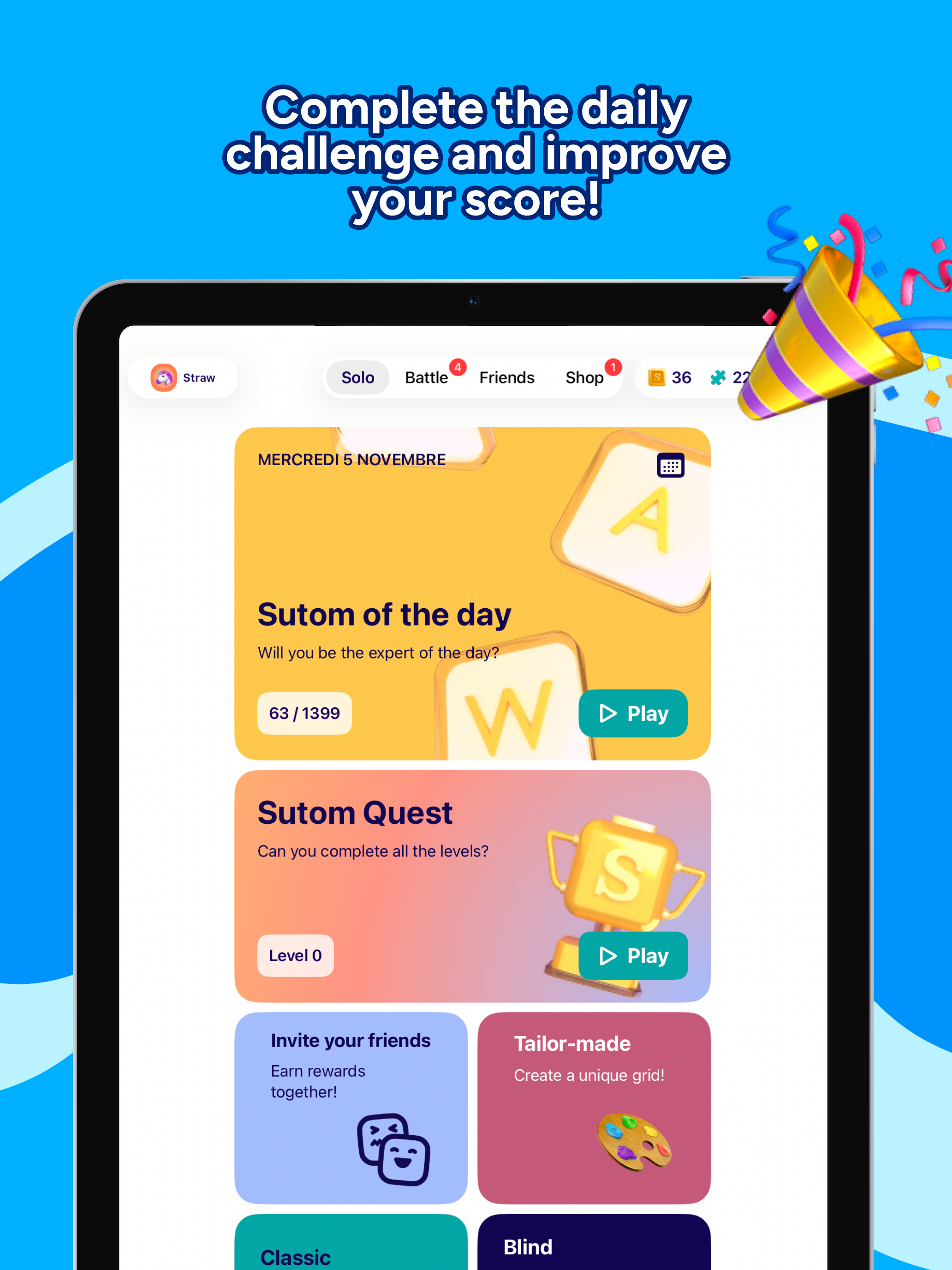 Sutom - Word Game & Puzzles