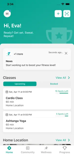 North Suburban YMCA. screenshot 2