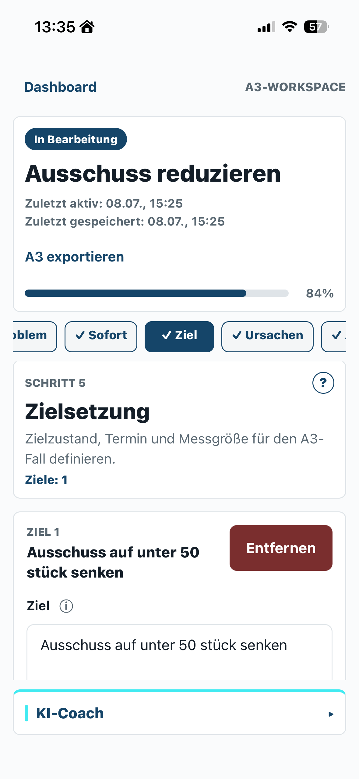 A3 Coach screenshot 2