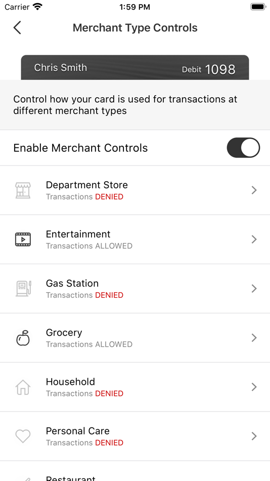 #4. Generations Bank Card Manager (iOS) Με: mygenbank