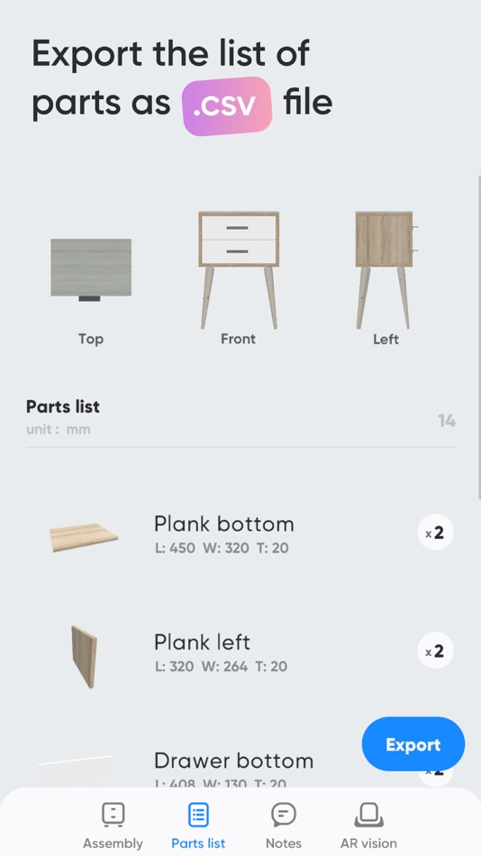 #5. Moblo - 3D furniture modeling (iOS) By: Felix Raymond