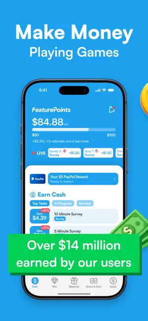 Make Money: FeaturePoints Cash screenshot 1