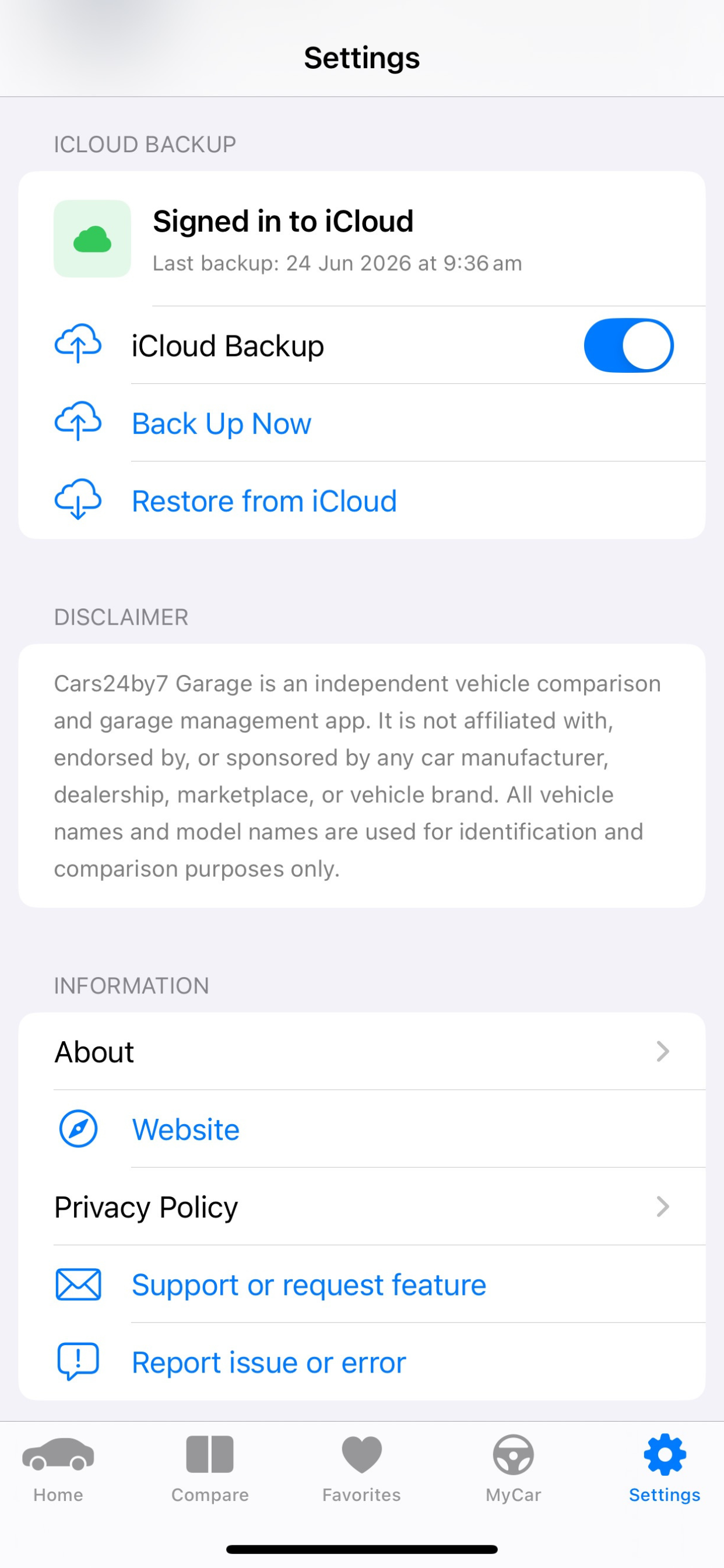 Cars24By7 Garage