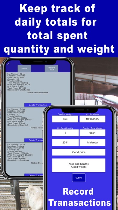 Livestock Auction Calculator Screenshot