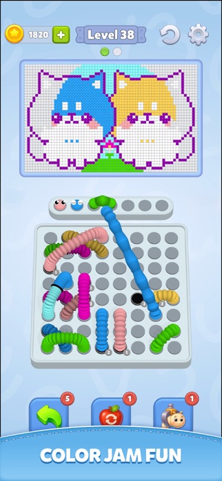 Wiggle Tangle - Thread Puzzle Screenshot 2 of 10