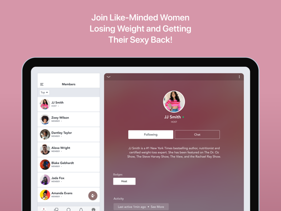 Level Up With JJ Smith iPad screenshot 1 - Health & Fitness app