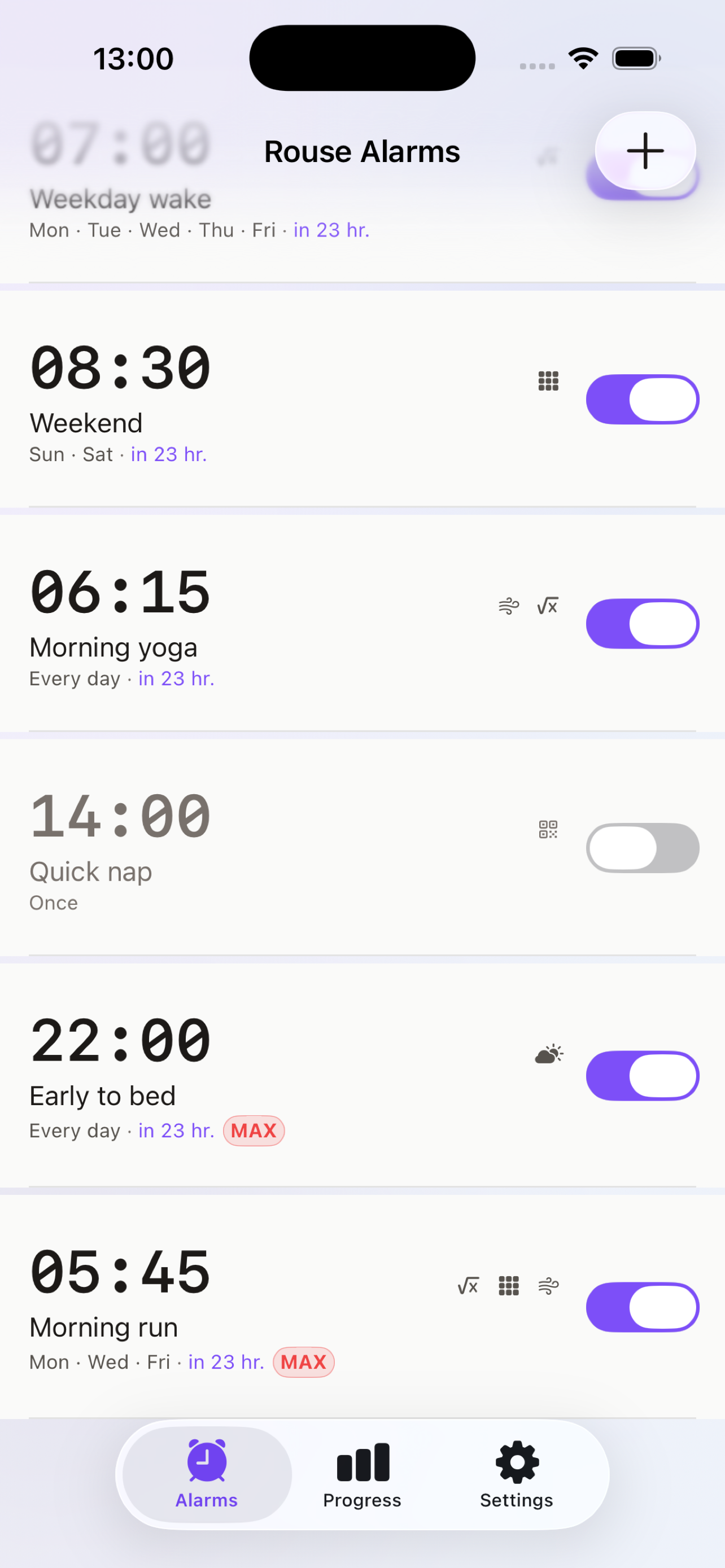 Rouse Alarms screenshot 3