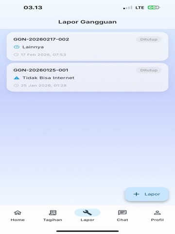 My Afnalink iPad screenshot
