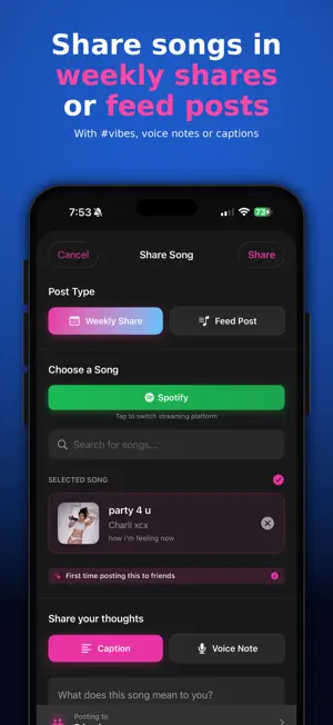 Tunesday: Share Music Weekly screenshot 2