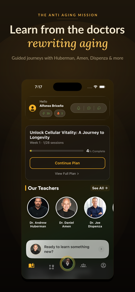 Anti Aging Mission AI screenshot 2