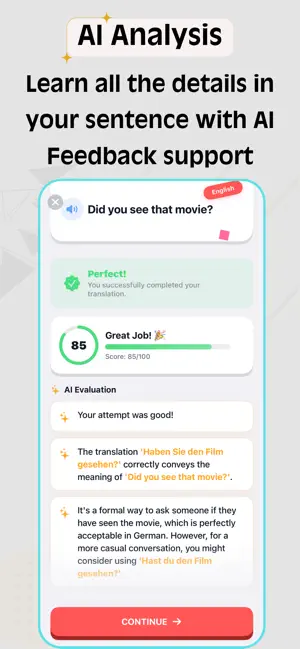 Learn Language by Writing:Vafi screenshot 3