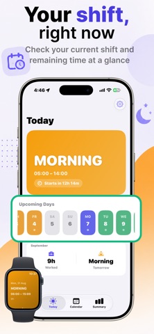 Turnos Shift Rotation Calendar 截图