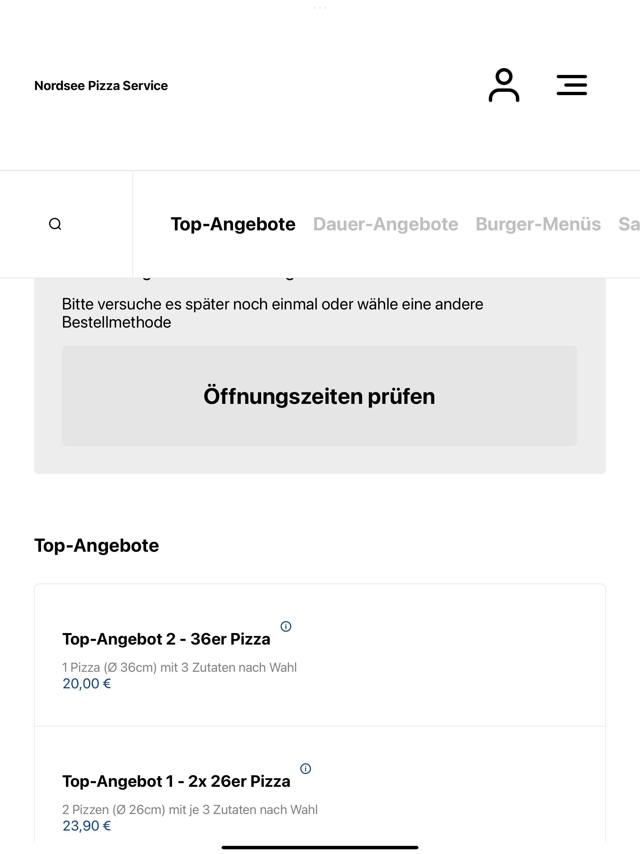 Nordsee Pizza Service screenshot 7