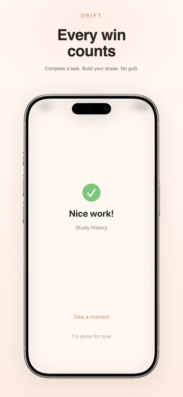 Screenshot #3 pour Drift - ADHD Tasks