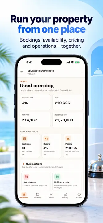 UpGradotel screenshot 1