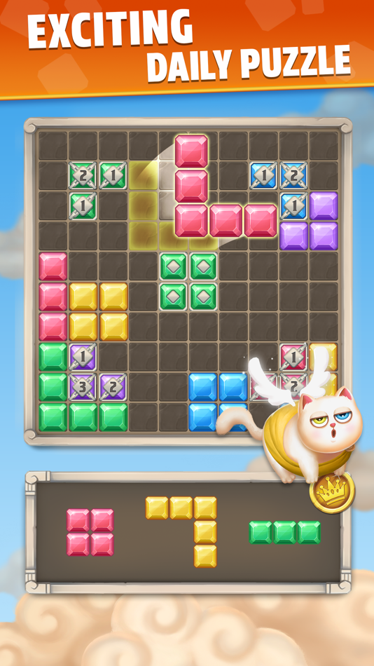 #1. Jewel Block Puzzle Brain Game (iOS) 由: Athena Studio