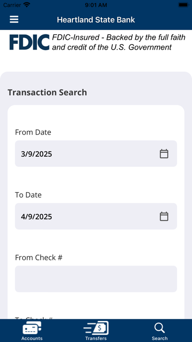 Heartland State Bank Mobile Screenshot