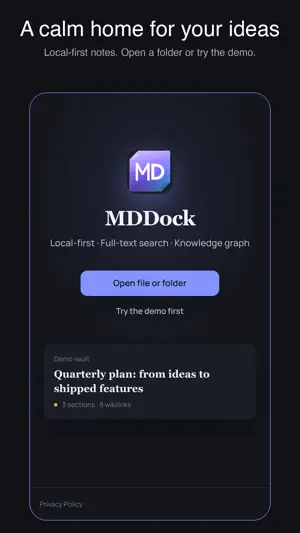 MDDock screenshot 1