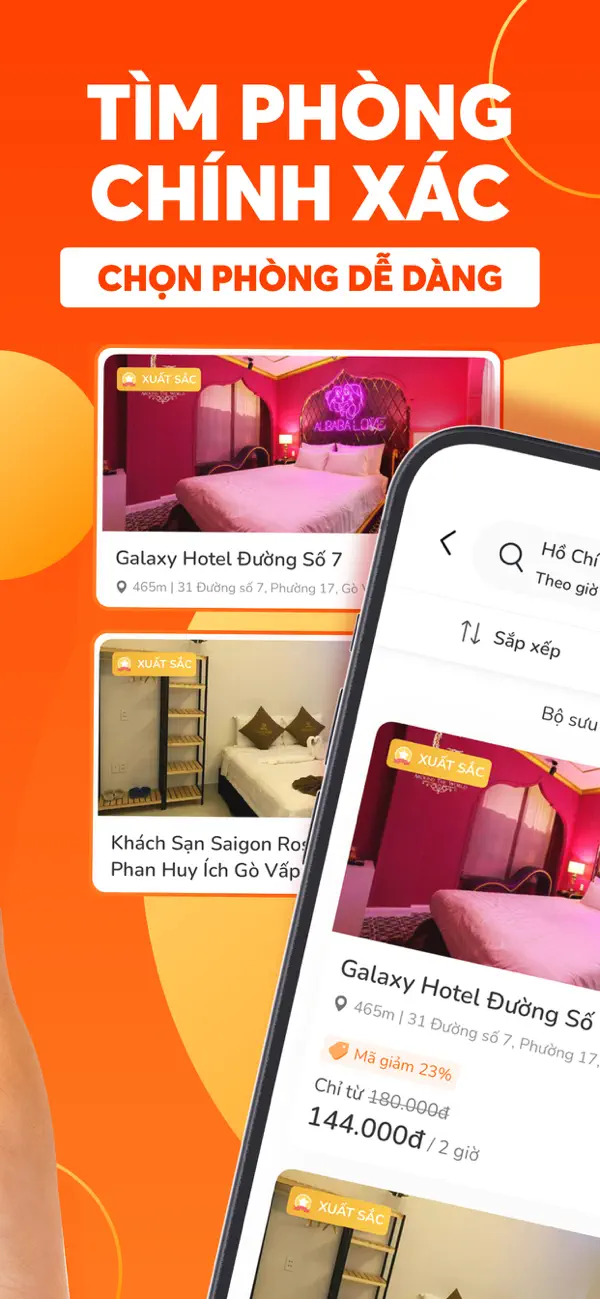 Screenshot #2 pour Go2Joy - Đặt phòng theo giờ