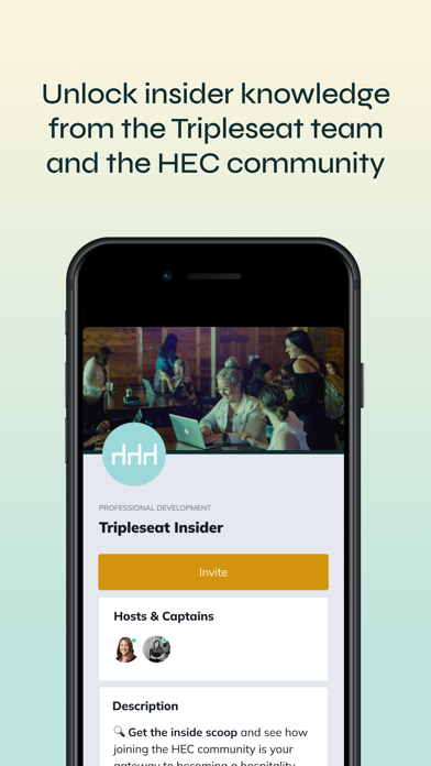 Hospitality Event Collective iPhone screenshot 5 - Social Networking app