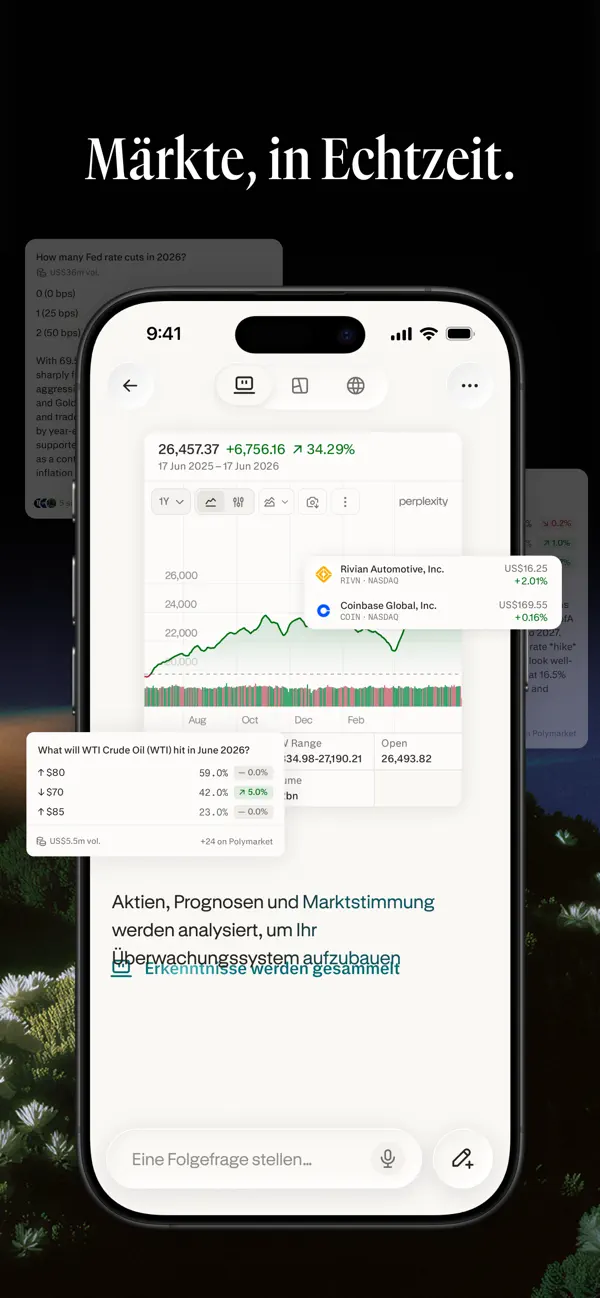 Perplexity: Ask Anything iPhone App Screenshot 6 – Produktivität