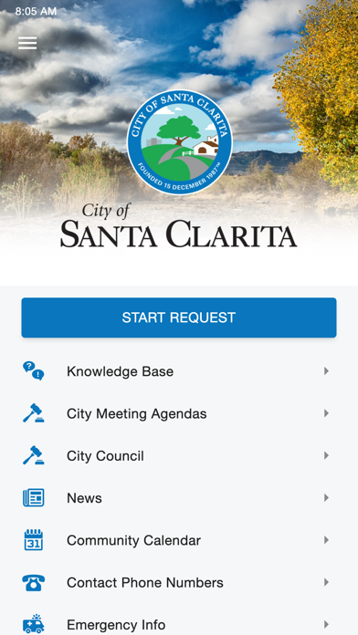 Screenshot #1 pour Santa Clarita Mobile App